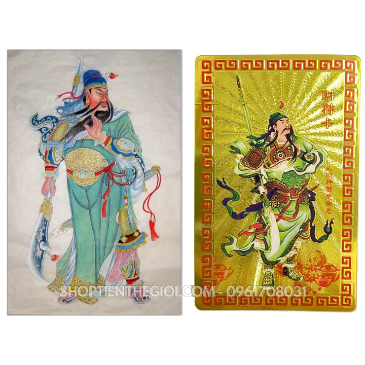 Thẻ Kim Bài Quan Vũ Quan Công